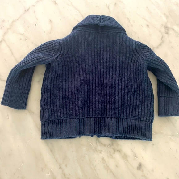 Monica & Andy Collegiate Cardigan Sweater Cowl
Neck Navy Blue 0-3 Months Organic - Picture 2 of 2